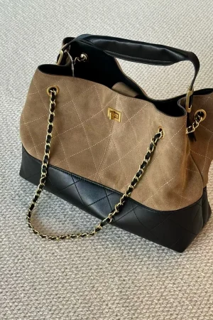 Mendy Suede Genuine Leather Luxury Designer Tote Bag Handbag Women High End Bag Shoulder Large Women's Bag Chain Underarm 2025