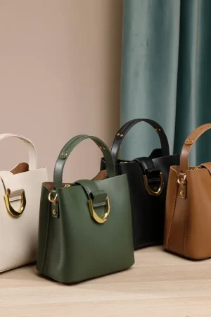 Bucket bag fashion new versatile large capacity commuting hand-held shoulder crossbody bag for women