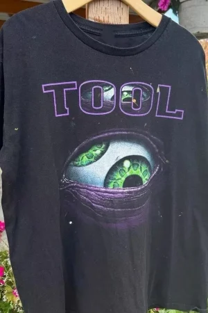 Tool Band Short Sleeve Gothic Rock Graphic T Shirts Heavy Metal Tops Casual Loose Print Cotton Tee Unisex Fans Gift